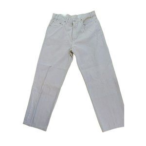 Levi's Cream-Colored Men's 550 36 x 32 Relaxed Summer Little E Jeans